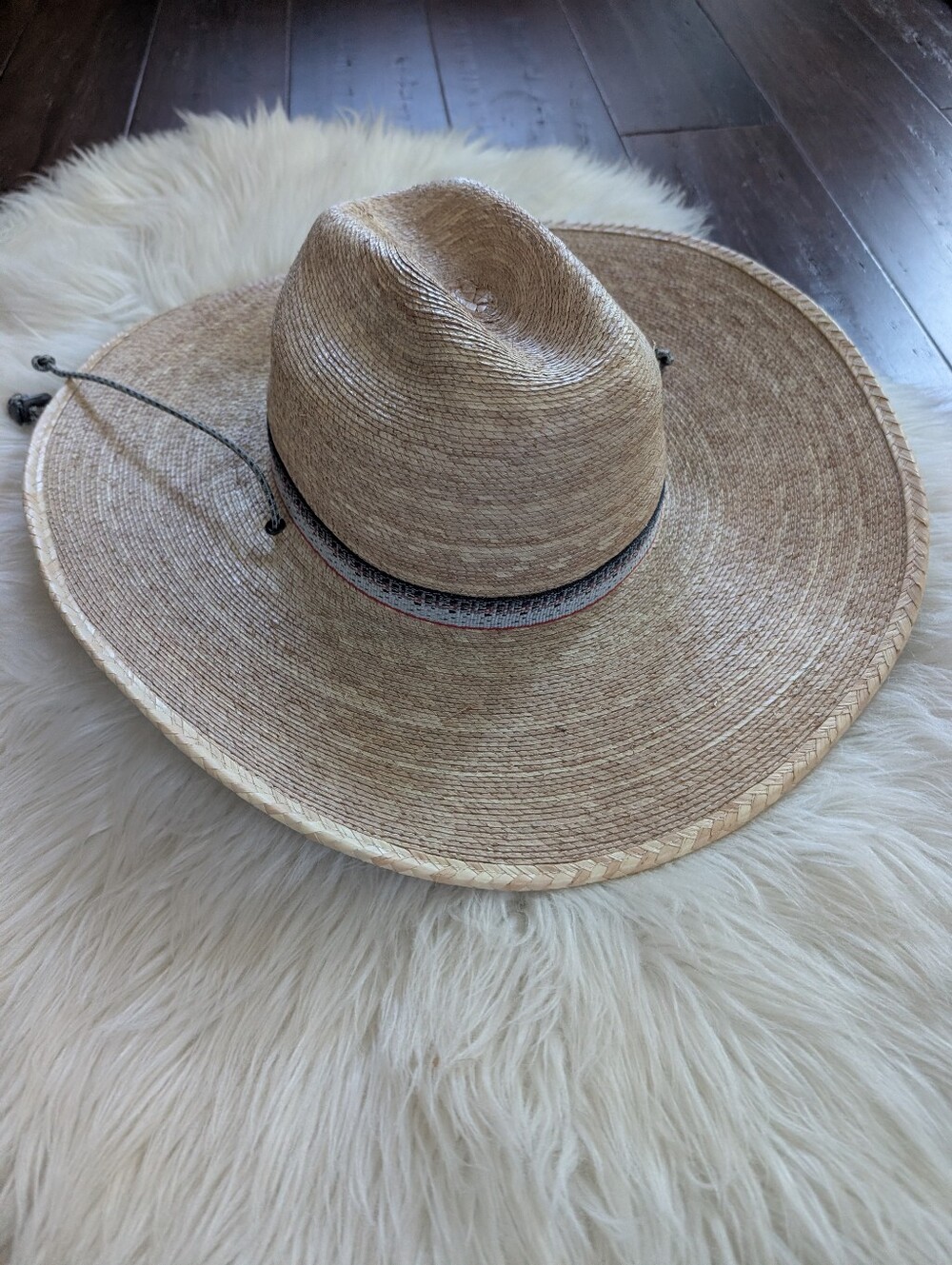 LowCountry Fishpond Hat Palm Leaf Mens Fly Fishing M Medium